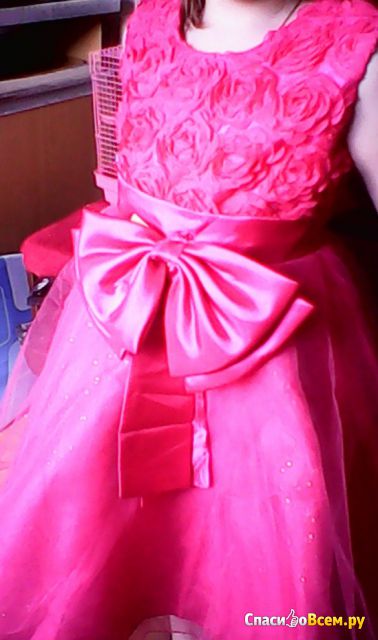 Платье для девочки Nano-Bebi Flower Princess Girl Dress Lace Rose