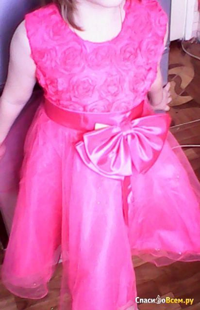 Платье для девочки Nano-Bebi Flower Princess Girl Dress Lace Rose