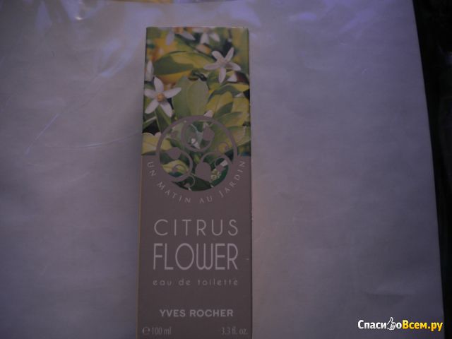 Туалетная Вода Yves Rocher "Цитрусовый цветок"