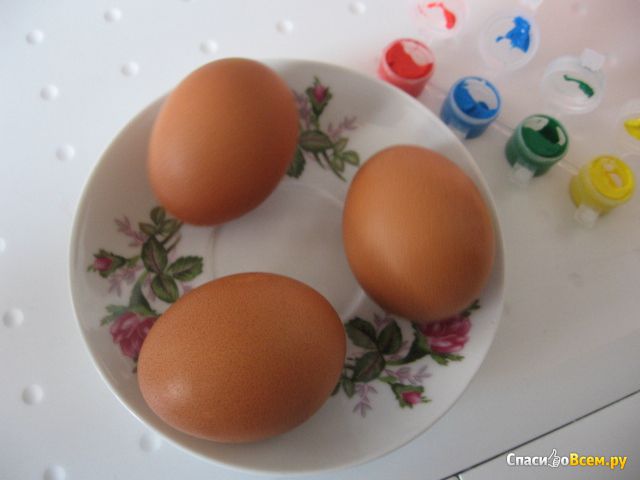 Трафареты для раскрашивания яиц Fix Price 3 шт