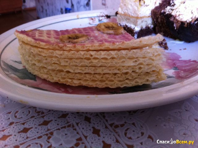 Вафельные коржи для торта "Тореро"
