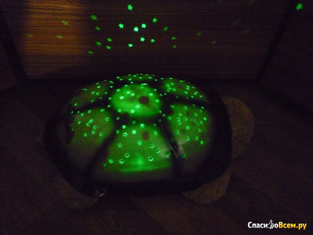 Ночник-проектор звездного неба Twilight Turtle "Черепаха"