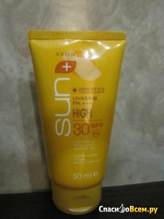 Солнцезащитный увлажняющий крем для лица Avon Sun SPF 30