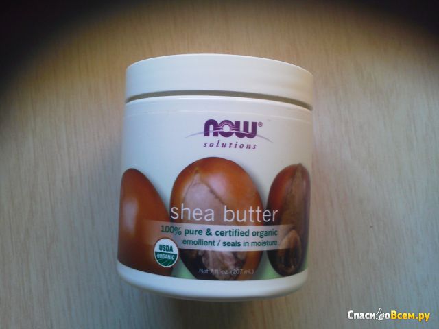 Масло Ши Pure shea butter Now Foods 100% natural