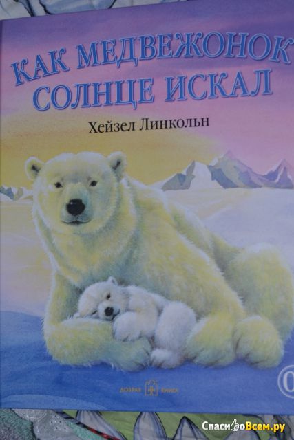 Детская книга "Как Медвежонок солнце искал", Хейзел Линкольн