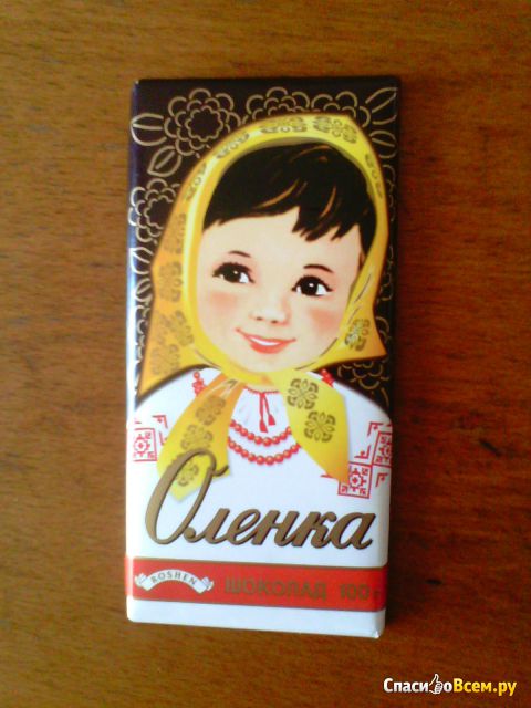 Шоколад "Аленка" Roshen