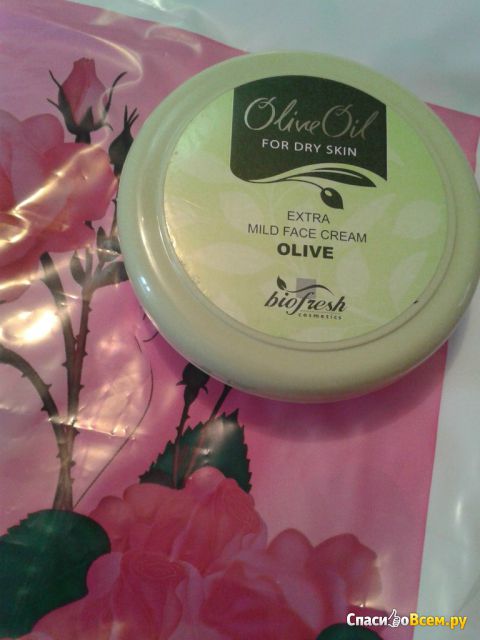 Смягчающий крем для лица "Olive Oil" Biofresh cosmetics