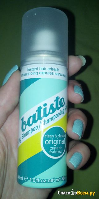 Сухой шампунь для волос Batiste Dry shampoo