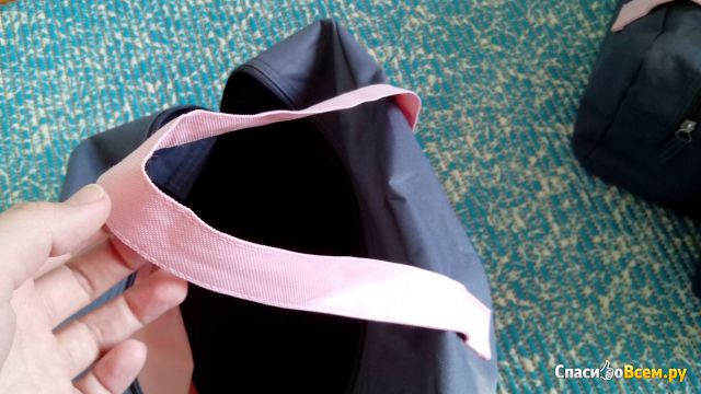 Набор дорожных сумок Yves Rocher "Серо-розовый"