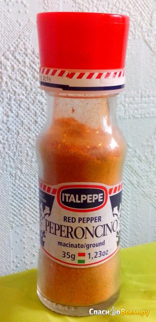 Острый красный перец молотый Italpepe Peperoncino
