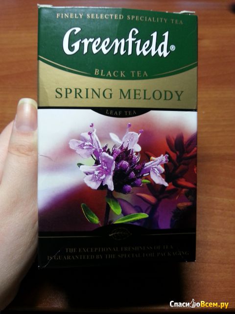 Черный чай Greenfield Sping Melody