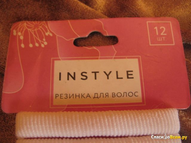 Резинки для волос Instyle 12 штук