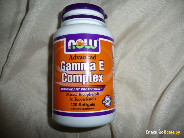 Витамины Now Foods Advanced Gamma E Complex