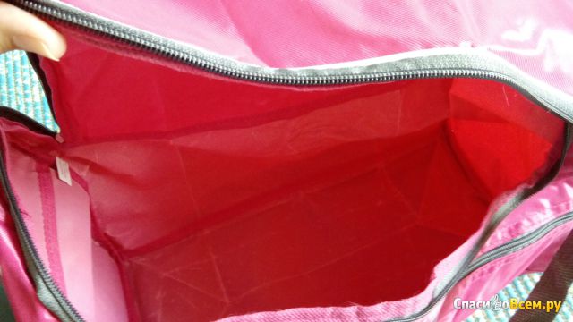 Спортивная сумка Yves Rocher розовая