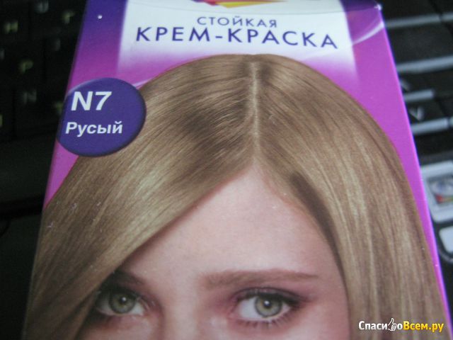 Стойкая крем-краска для волос Schwarzkopf Palette №7 русый