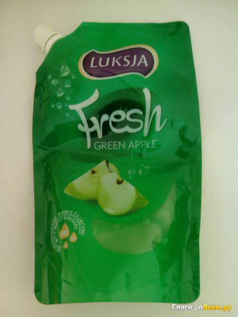 Жидкое мыло Luksja Fresh Green Apple