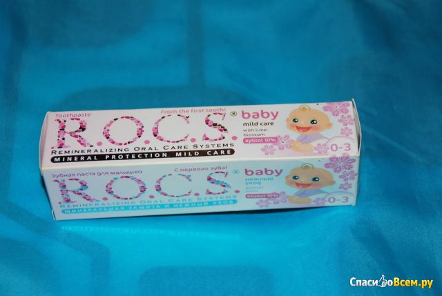Зубная паста для малышей R.O.C.S. baby с экстрактом липы