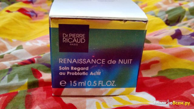 Ночной крем для контура глаз с активным пробиотиком Dr.Pierre Ricaud Renaissance de Nuit
