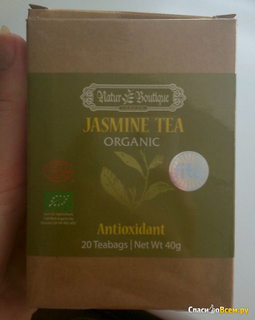 Зеленый чай Natur Boutique Jasmine Tea Organic Antioxidant