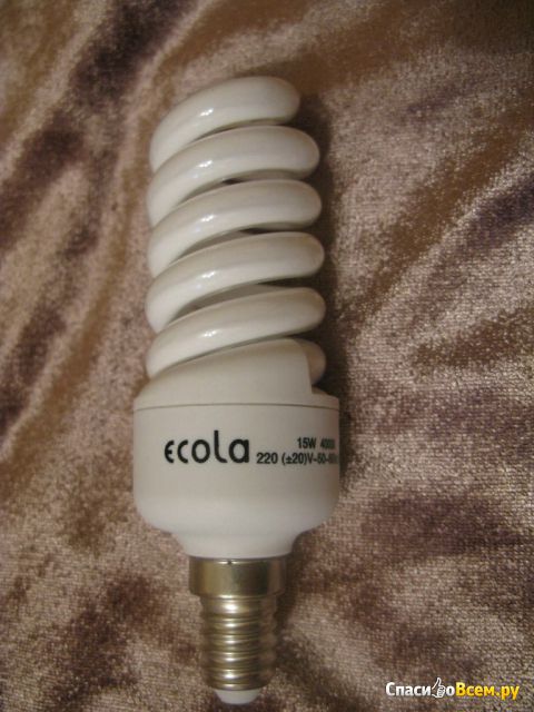 Энергосберегаюая лампа Ecola 15W 4000K