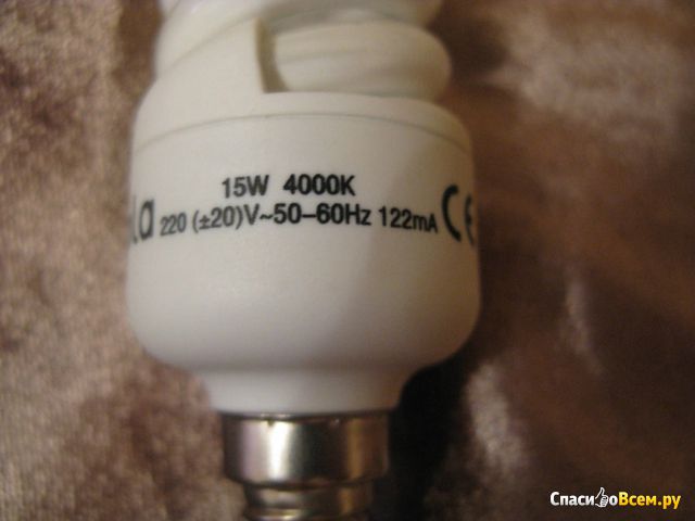 Энергосберегаюая лампа Ecola 15W 4000K