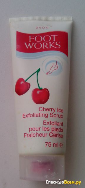 Скраб для ног Avon Cherry Ice Exfoliating Scrub