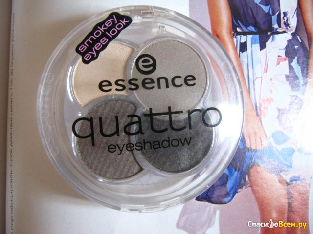 Тени для век Essence Quattro Eyeshadow