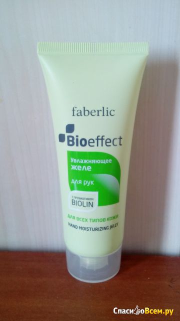 Увлажняющее желе для рук Faberlic Bioeffect с пребиотиком Biolin