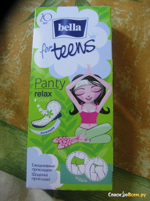 Ежедневные прокладки Bella for teens relax