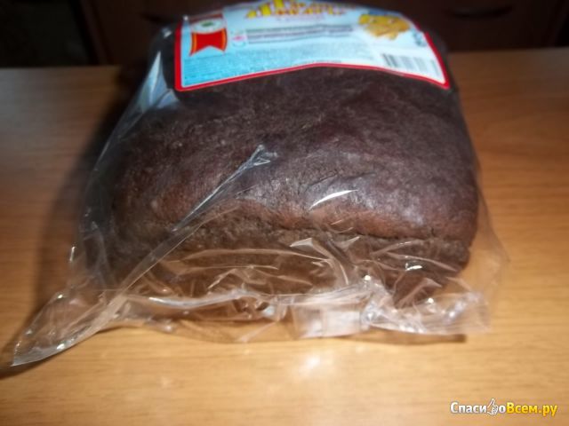 Хлеб "Ржаной Лекарь" в упаковке (часть изделия) Хлебозавод №2