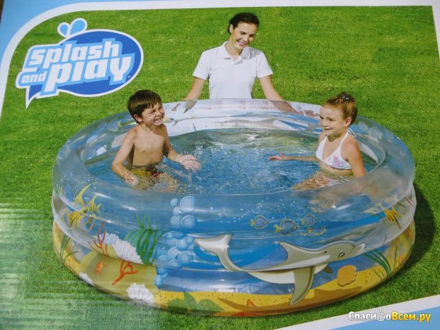 Надувной бассейн Bestway Splash and Play круглый арт. 51045