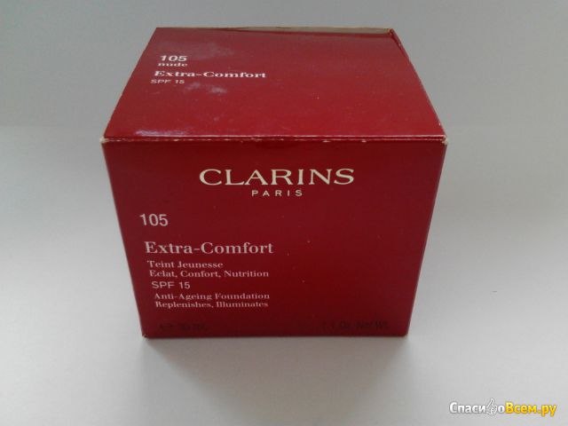Тональный крем Clarins Extra-Comfort SPF 15