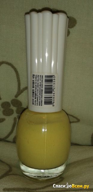 Лак для ногтей Nature Republic Color Waltz Nail "Вальс цвета" #YL704 Lemon Yellow