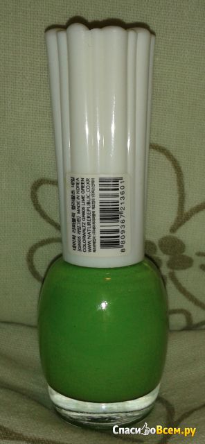 Лак для ногтей Nature Republic Color Waltz Nail "Вальс цвета" #GR605 Lime Green
