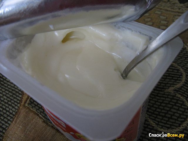 Йогурт "Растишка" Danone персик