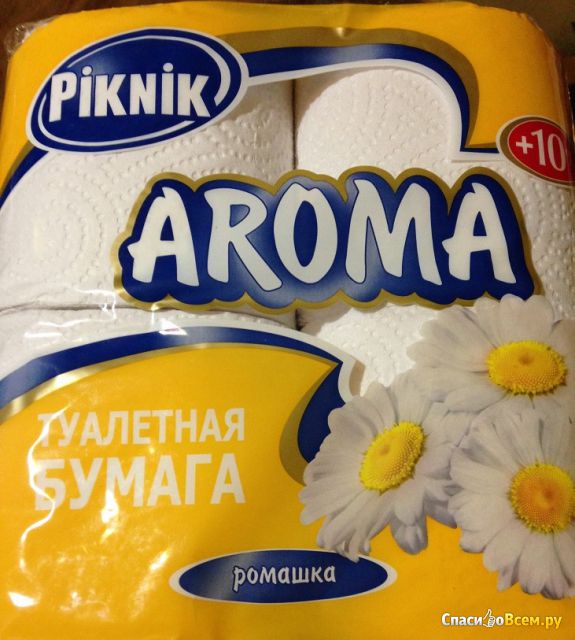 Туалетная бумага "Piknik Aroma" Ромашка
