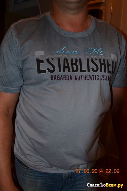 Мужская футболка "Bagarda" EST-982