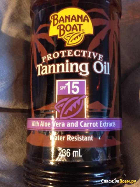 Масло для загара Banana Boat Protective Tanning Oil SPF 15