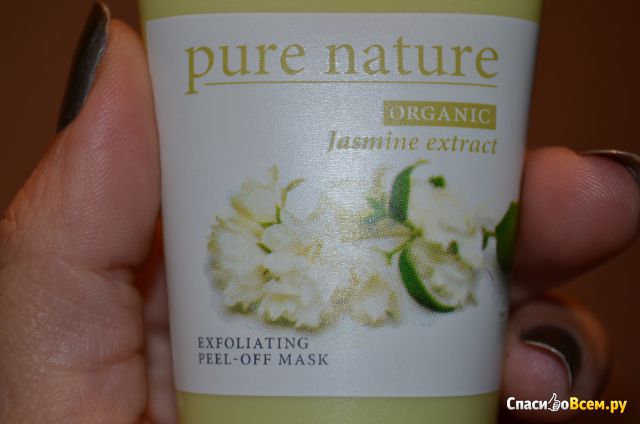 Отшелушивающая маска-пленка Oriflame Pure Nature Jasmine extract
