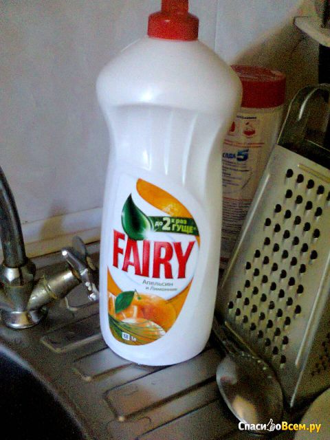 Средство для мытья посуды "Fairy" Апельсин и лимонник