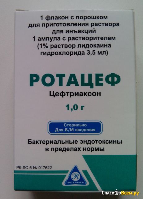 Антибиотик "Ротацеф" Rotapharm