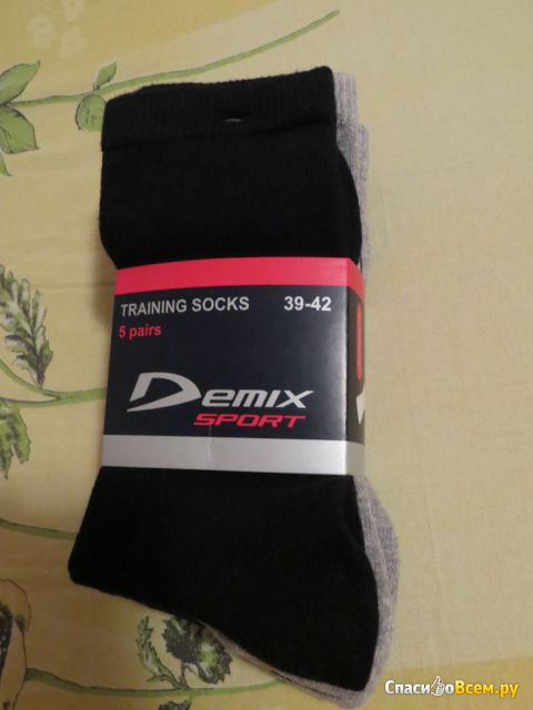 Носки унисекс Demix DUCZ03 GB