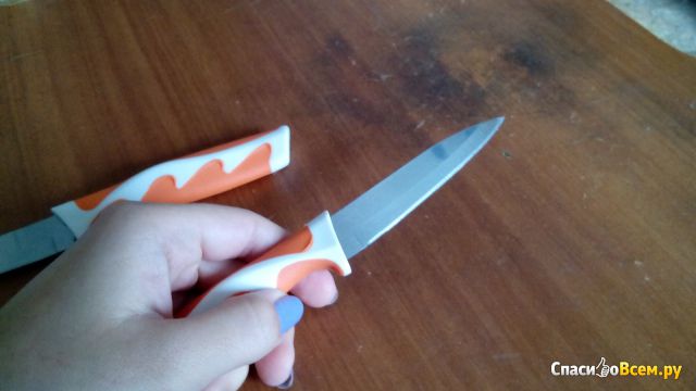 Набор ножей Fix Price Rubber 2 шт 19 см