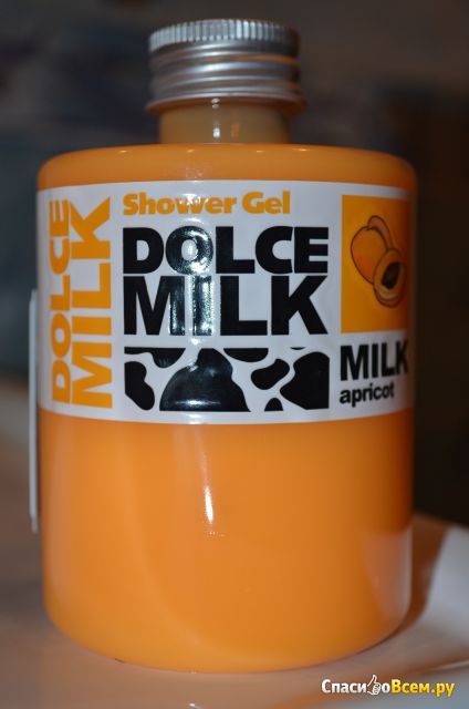 Гель для душа "Dolce Milk" Молоко и абрикос
