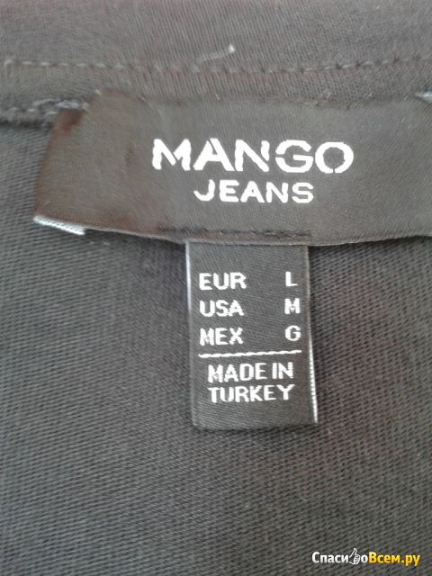 Футболка женская Mango Jeans арт. 34567