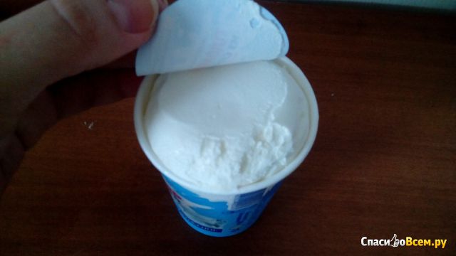 Мороженое "Пломбир из сливок" Башкирское мороженое в бумажном стаканчике