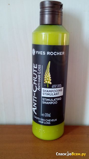 Стимулирующий шампунь от выпадения волос Yves Rocher Anti-Chute