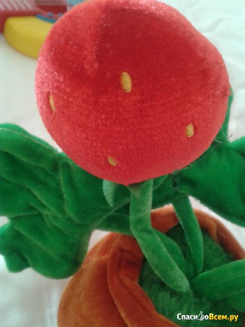 Мягкая игрушка Lava Земляника цветок музыкальная 22 см арт. LA8496s
