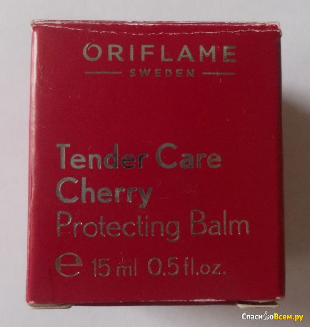 Смягчающее средство Oriflame "Нежная забота" с ароматом вишни