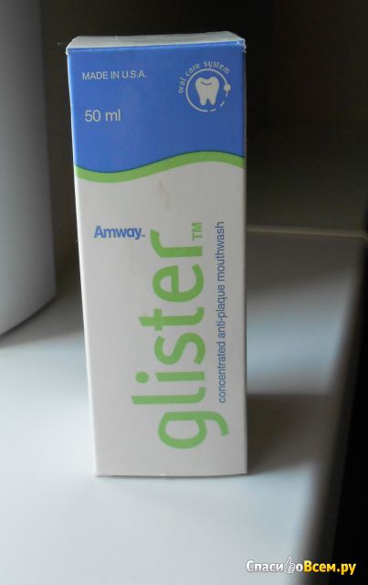 Концентрированная жидкость для полоскания полости рта Amway Glister